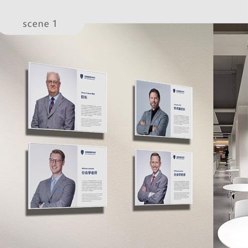 Wall Mount Acrylic Sign Holder (Vertical A5 148×210mm/5.83×8.27inches)