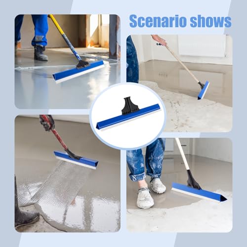 2 Pack 24 Inches Epoxy Floor Squeegees Notched Squeegee for Self Leveling Cement Urethane Epoxy Floor Tools - size: 24 Inches