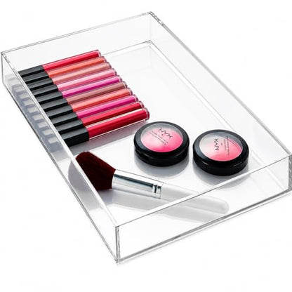 iDesign Clear Drawer Organizer - size: XL