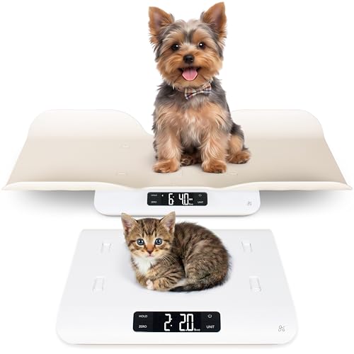 Greater Goods Wiggle-Proof Digital Pet Scale for Cats, Dogs & Small Animals