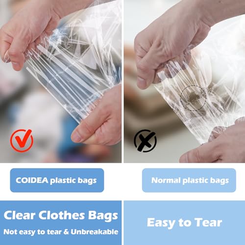70 Pack 12x16" Clear Cellophane Bags for Shirts, Gift Wrapping, Artwork - size: 12x16 Inch