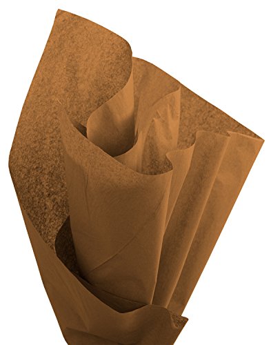 Chocolate Tissue Paper Pack, 48 Sheets, 20" x 30" for Gift Wrapping - color: Chocolate