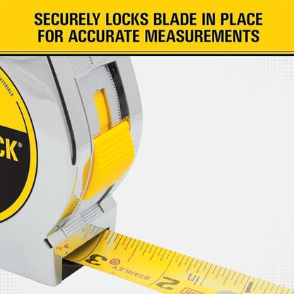 STANLEY PowerLock Tape Measure, 35-Foot (33-835) - size: 10.7 m
