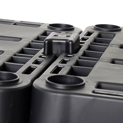 Gracious Living Knect-A-Shelf 4 Shelf Light Duty Storage Rack, Black - color: 4 Shelf - Black, size: 1 Pack