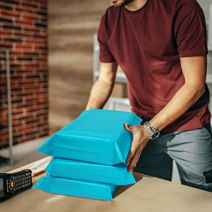 Poly Mailer 10x13 Inch 100Pcs, Shipping Bags for Clothing, Blue - color: Blue, size: 10x13 Inch 100Pcs