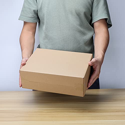 CRUGLA Shipping Boxes 12x9x4, Cardboard Shipping Mailing Box for Packaging, 25 Packs - size: 12x9x4 Inch 25 Pack