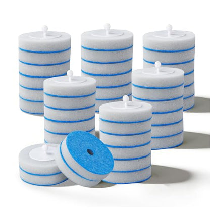 36pcs Disposable Toilet Brush Refills, Toilet Bowl Cleaner Refill Pads - size: 36 Refills(Without handle)