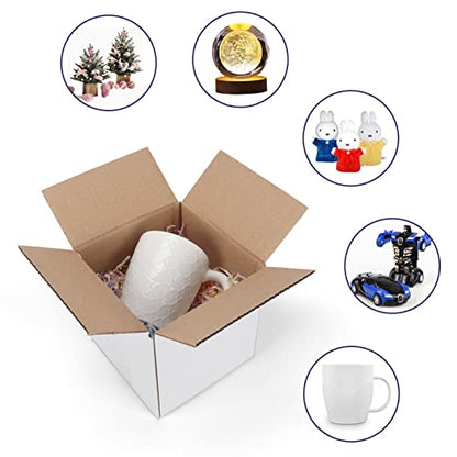 40 Pack Small Shipping Boxes 6x6x6 Inches - size: 6x6x6