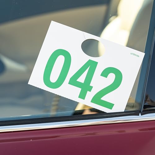 Automotive Service Tag Numbers Dispatch Numbers (000-999) - size: 000-999