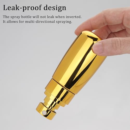 Cosywell Travel Spray Bottle 3 Pack 2oz 60ml Gold+Pink+Clear - color: Gold+Pink+Clear, size: 2 oz