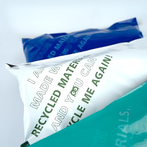 Owlpack Eco Friendly 2 MIL Blue Recycled Mailers (5" x 7", pack of 500) - color: Blue, size: 5x7" (500 pcs)