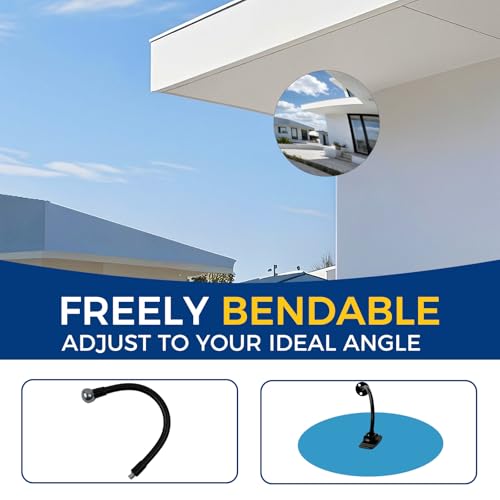 15.6in acrylic convex mirror 180° adjustable wide-angle indoor security mirror suitable for monitoring blind spots in parking lots Garage warehouses offices and traffic safety management - size: 15.6in