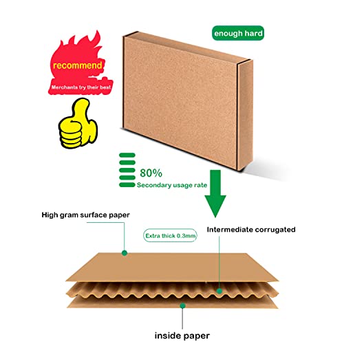 Sapphire Blue Shipping Packaging MEIANJU Hard Cardboard Gift Wrap Boxes - color: Sapphire Blue-20PCS