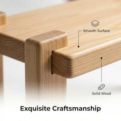 2pack Wooden Display Risers, Wood Charcuterie Boards, Table Risers for Display, Food Display Risers for Party,Easy to Install Anywhere，Suitable for Queuing, Kitchens, Restaurants, Etc