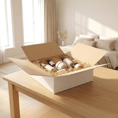 CRUGLA 12x12x4 Shipping Boxes 25 Pack, White Corrugated Cardboard Boxes with Side-Lock and Pre-Applied Double-Sided Tape, Easy Assemble Packing Mailer Boxes for Small Business Shipping - size: 12x12x4 Inch 25 Pack