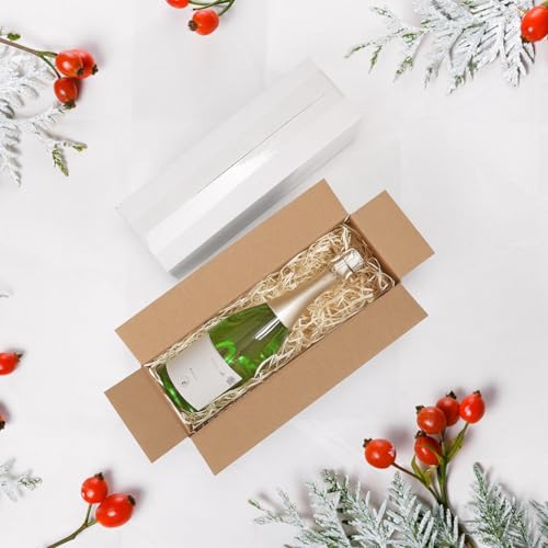 Calenzana 12x4x3 Shipping Boxes Set of 25, White Corrugated Cardboard Box for Mailing Packing Gifts Small Business - size: 12x4x3, style: 25 Pack