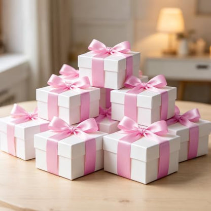 TONIFUL 100 Yard Pink Satin Ribbon 1-1/2 Inch for Gift Wrapping - color: Baby Pink, size: 1-1/2 in x 100 yds