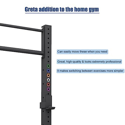 新品 Power Squat Rack Barbell Magnetic Position Markers Reminders Label for Home Gym & Garage Gyms,Squat Rack Magnets identifier Rings for Power Rack J-Cup - size: Diameter 1.1inch