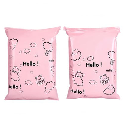 PABCK Poly Mailers Self Adhesive Shipping Envelope 50Pcs 6.69x9.84+1.97inch - size: 6.69x9.84+1.97 inch