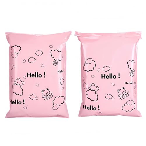 PABCK Poly Mailers Self Adhesive Shipping Envelope 50Pcs 7.87x9.84+1.9 inch - size: 7.87x9.84+1.97 inch