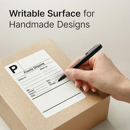 3.5" X 5" Matte White Printable Shipping Labels (30 Sheets, 120 Stickers) - size: 3-1/2" X 5"