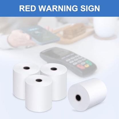 3 1/8 X 230 Thermal Receipt Paper Rolls- Fits All Pos Cash Registers, For Clover POS Cash Register Printers-Premium Quality German Paper- 50 Rolls - size: 50 Rolls- 3 1/8 x 230 thermal paper