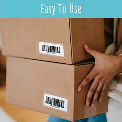 500 PCS Label Protectors, Transparent Waterproof Clear Wafer Seal Stickers for Protecting Package Envelope Mail Barcodes, Numbers and Stickers Mega Bundle with Perforation Line in Roll (3.5x1.2 inch) - size: 3.5x1.2 inch-500