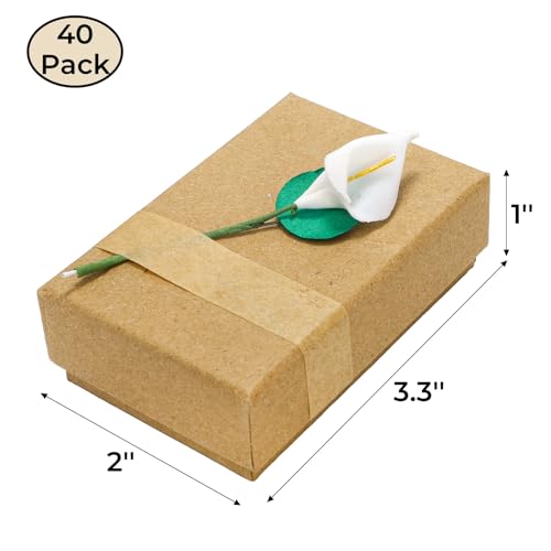 ZAVOOS 40 Pieces Jewelry Gift Boxes, 3.3''L x 2''W x 1''H