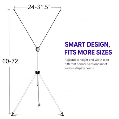 Premium X Banner Stand 24"x72" 1 UNIT - size: 1 PACk