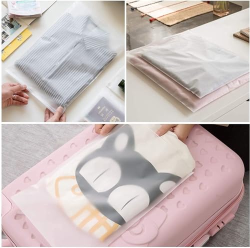 Large Ziplock Bags for Storage - 25pcs 14x20" Zipper Storage Bags for Organizing Clothing Packaging T-Shirts Pillowcases - size: 14x20"