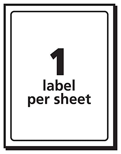 Avery Printable Shipping Labels, 4" x 6", White, 20 Blank Address Labels (05292) (Pack of 2) - size: 1 Count (Pack of 2)