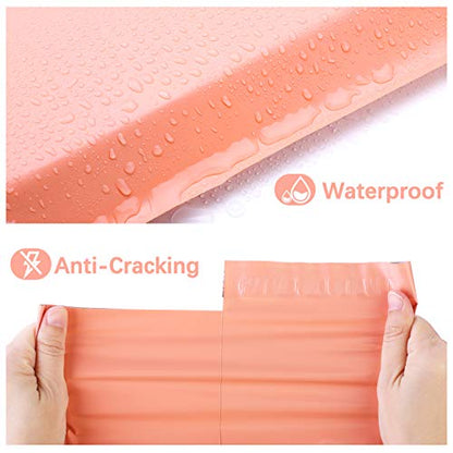 Metronic Poly Mailers Bags Large Shipping Bags 14.5x19 100 Pcs Peach Pink - color: Peach Pink, size: 14.5x19 100PC