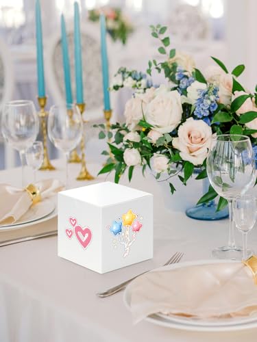Eupako Gift Boxes 4x4x4 50 Pack White Kraft Paper Box with Lids - color: 4x4x4"_50 Pack_White