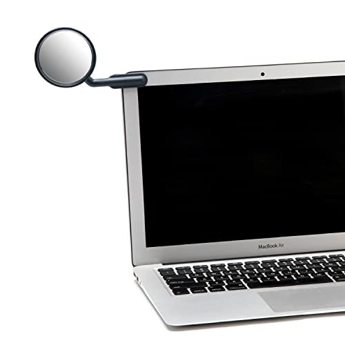 Peleg Design Watch-It – Monitor Mirror, Clip-On Cubicle, Computer Rear-View mirror, Convex for Personal Safety or Security, Cabinet Desk Rear-View Monitors Blind Spot - size: AVERAGE