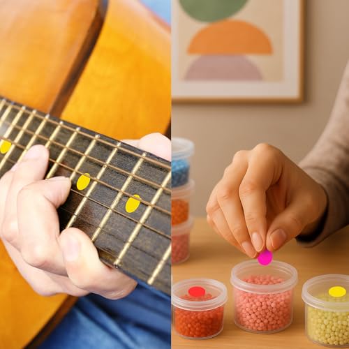 ChromaLabel Yellow Dot Stickers, 1/4 Inch, 1000/Box - color: Yellow, size: 1/4"