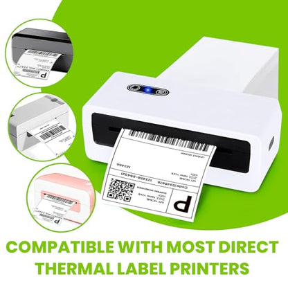 ADHES 4x6 Thermal Shipping Labels 4 Pack – 220 Labels Per Roll, 880 Total