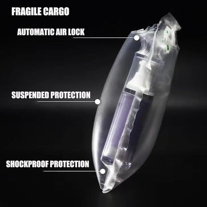 Miupoo Packaging Air Bags,Clear Plastic Inflatable Air Packaging Protector Bag with Free Pump Cushion,Air Cushion Blocking Packaging Bag,12x12Inchesx50Pieces - size: 12x12Inchesx50P