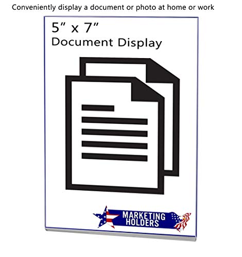6 Pack Metal Mount Sign Holder 5" x 7" with Magnets for Sale Information and Product Details in Malls and Shopping Centers Clear Acrylic by Marketing Holders - size: 5"W x 7"H