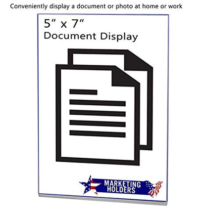 6 Pack Metal Mount Sign Holder 5" x 7" with Magnets for Sale Information and Product Details in Malls and Shopping Centers Clear Acrylic by Marketing Holders - size: 5"W x 7"H