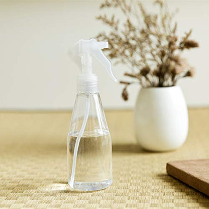 9 Pieces Plastic Spray Bottle, Empty Small 7oz/200ml Clear Spray Bottles, Fine Mist Plastic Refillable Trigger Sprayer for Cleaning Solutions, Hair Care, Essential Oils, Watering Plants