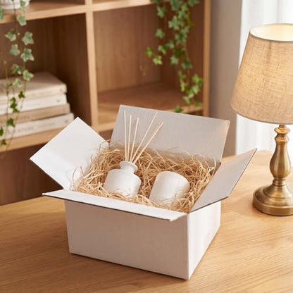 CRUGLA Small White Shipping Boxes 6x4x4, 40 Pack, Corrugated Cardboard Boxes for Small Business, Mailing, Packaging and Gifts - size: 6x4x4 Inch 40 Pack