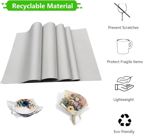 Newsprint Packing Paper Sheets for Moving, Shipping, Box Filler, Wrapping and Protecting Fragile Items 1.3 Lbs (50 Sheets, 26” x 15”) (Pack of 2) - size: 50 Sheets (15"W x 26"L) (Pack of 2)