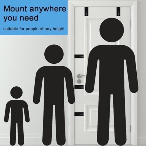 TUPSKY Lock Box Door Mount Bracket, Adjustable Hook, Black, 1-Pack