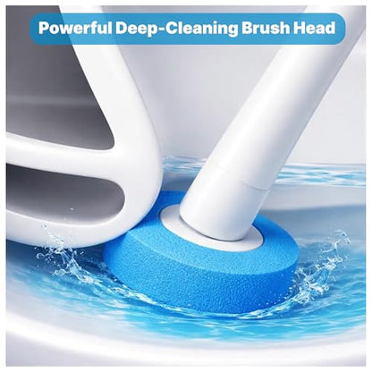 CiLoN Disposable Toilet Brush, Toilet Wand Cleaning System, Bowl Scrubber