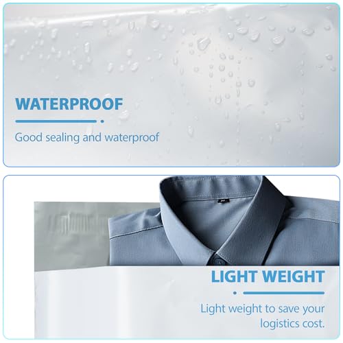 NB 10x13 Inch - 1000 Pcs White Poly Mailers Strong Adhesive Self-Seal Shipping Envelopes, Tear & Water Resistant Packaging for E-Commerce and Small Business - color: White, size: 10"x13" 1000pcs