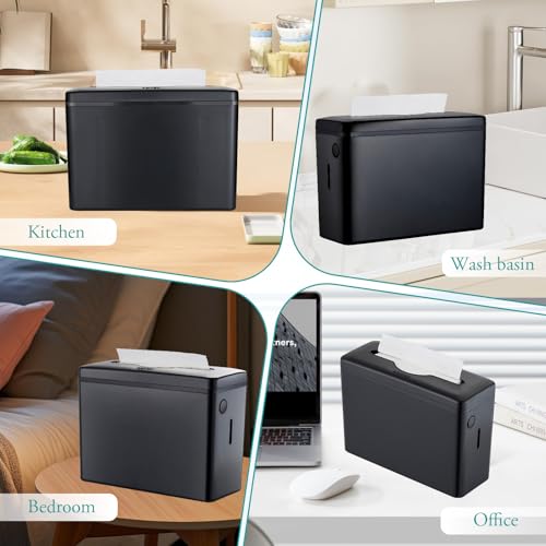 Paper Towel Dispenser Countertop,Non-Slip Base,Black-S - color: Black-s