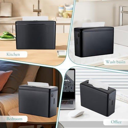 Paper Towel Dispenser Countertop,Non-Slip Base,Black-S - color: Black-s
