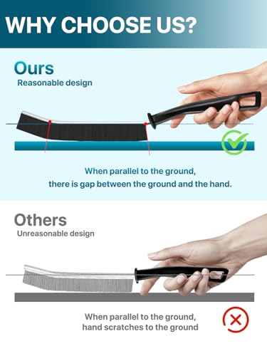 6Pcs Hard Bristle Crevice Cleaning Brush, Multifunctional Premium Crevice Cleaning Tool, Designed for Cleaning Narrow Spaces, Suitable for Toilet, Faucets,Kitchen,Grout, KOSPRIE