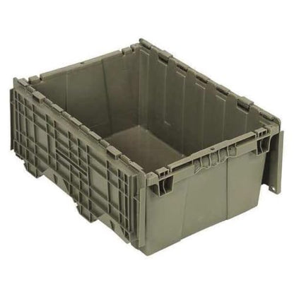 Quantum QDC2115-9 Distribution Bin, Heavy Duty Attached Top Container, 14-7/8"W x 21-3/4"L x 9-5/8"H Overall Size, 1.27 Volume