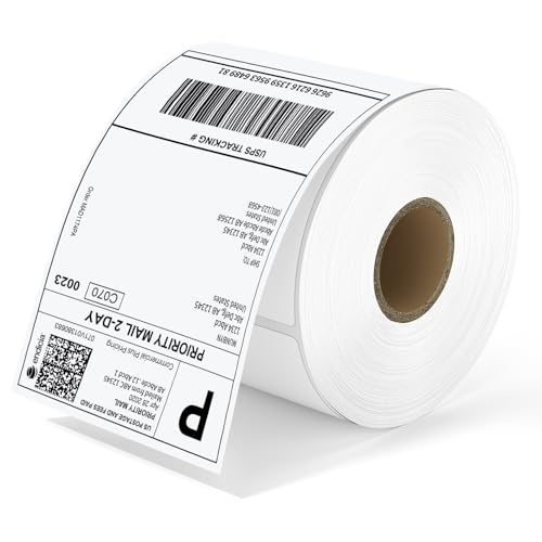 MUNBYN Thermal Shipping Labels, 4x6 Labels for Printer, 500 Sheets/1 Roll - style: 500 Labels